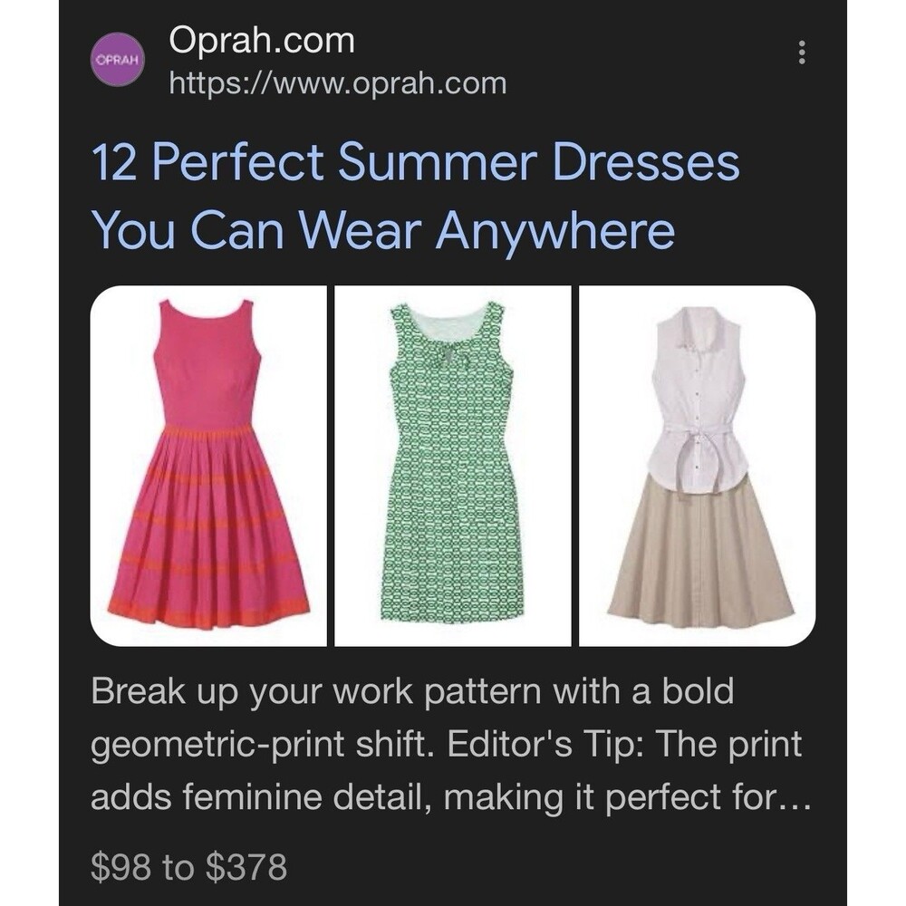 Talbots Fit & Flare Midi Dress 4 Pink Orange Striped Preppy Wedding Vogue Oprah - Picture 11 of 15